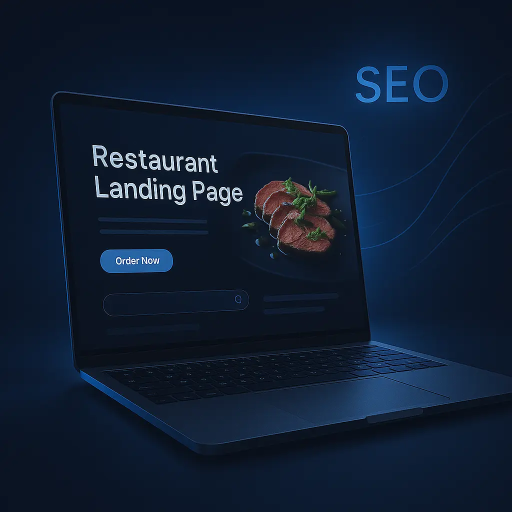 Restaurant landing with online ordering
